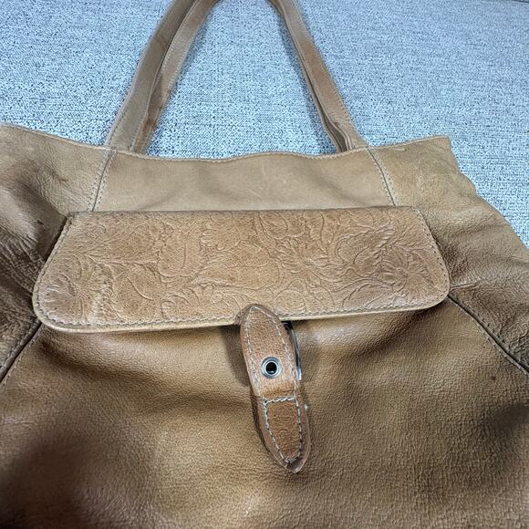 Frankie & Johnnie Brown Leather Shoulder Bag Purse - Picture 2 of 10